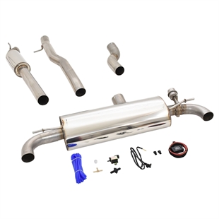 Street Beast 76mm Duplex Avgassystem Med Ventilstyrning Mercedes W176 A-klass
